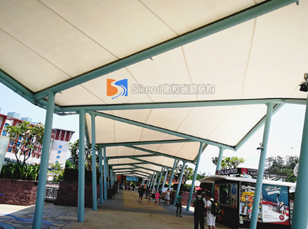 如何(he)設計好(hao)膜結構(gou)遮陽棚(peng)‍？