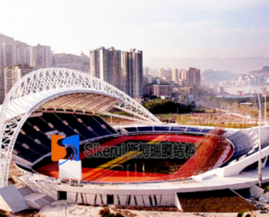 膜結構遮陽棚的(de)優點(dian)